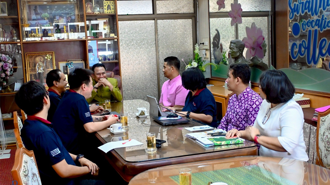 นายพงษ์ศักดิ์ นุ้ยเจริญ ให้การต้อนรับและทำข้อตกลงกับ บริษัท KCG Corporation