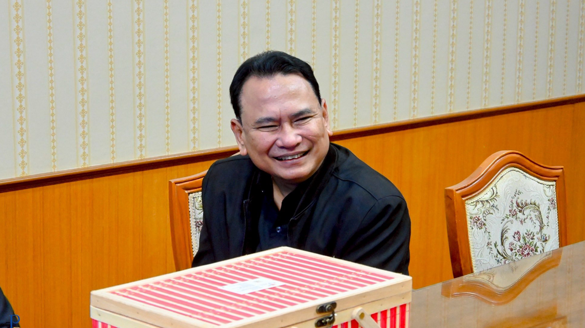  นายพงษ์ศักดิ์ นุ้ยเจริญ  ร่วมต้อนรับผู้บริหารและบุคลากร จาก CP ALL เนื่องในโอกาสสวัสดีปีใหม่ 2569